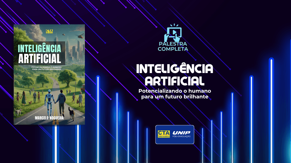 acesse já - palestra IA e ebook